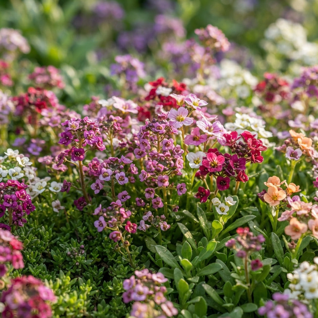 Rainbow Creeping Thyme and Mixed Rock Cress Seeds for Planting