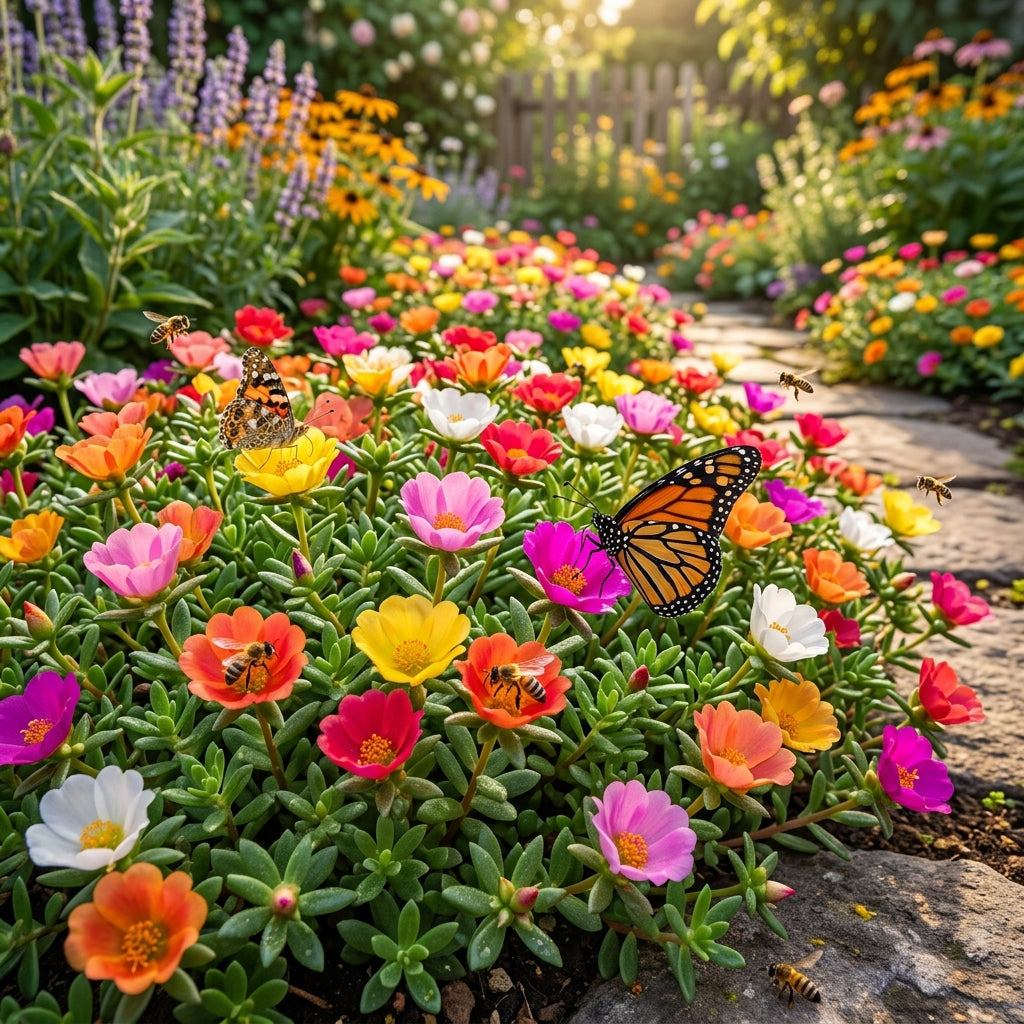 Rainbow Portulaca Flower Seeds for Planting