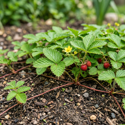 Indian Strawberry Vine Seeds Duchesnea indica – Ornamental Ground Cover Seeds