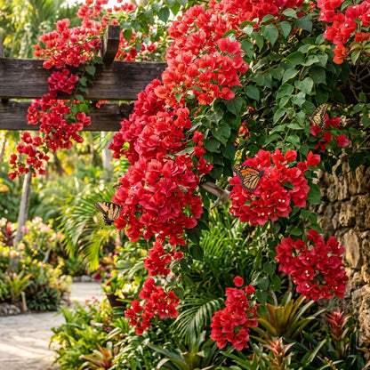 Red Bougainvillea Flower Seeds for Planting