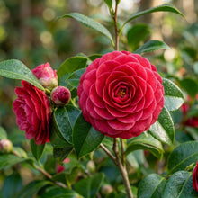 Red Camellia japonica Flower Seeds for Planting