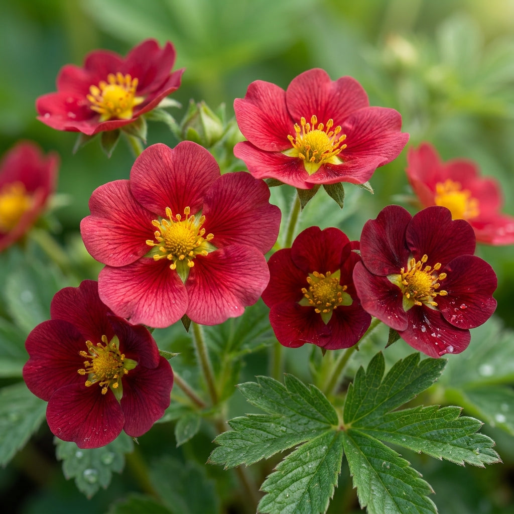 Red Cinquefoil Flower Seeds – Scarlet Garden Flowers