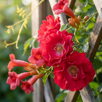 Red Climbing Flower Seeds for Planting