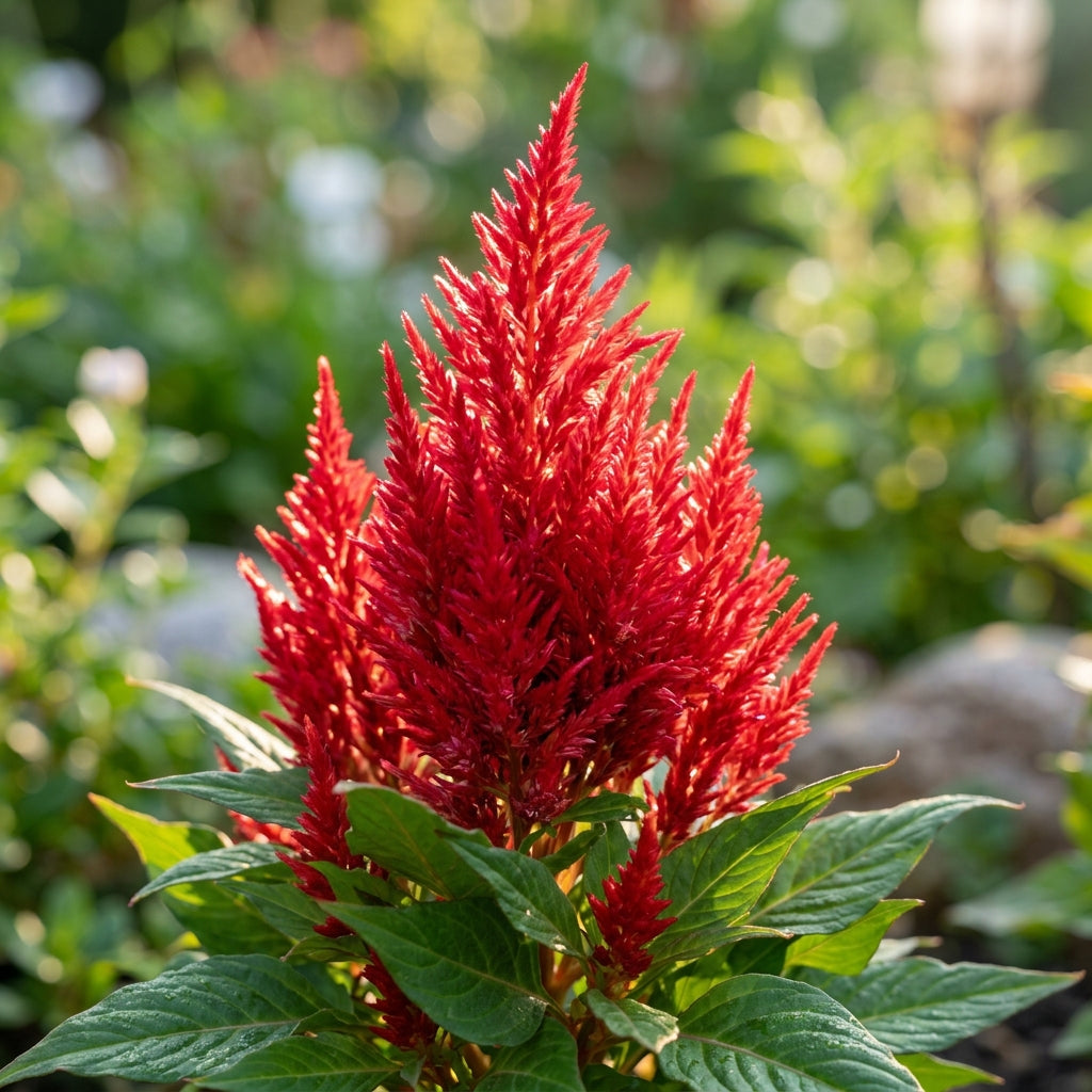Celosia Red Fire Seeds – Bold Red Plumes