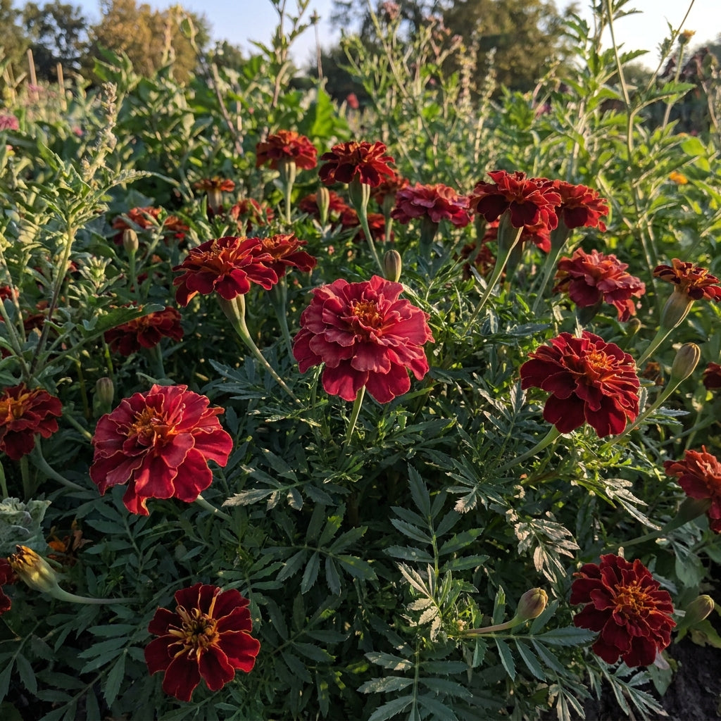 Safari Red Marigold Flower Seeds For Planting