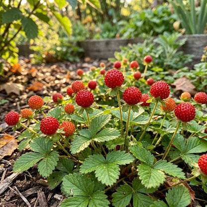 Red Mock Strawberry Seeds for Planting