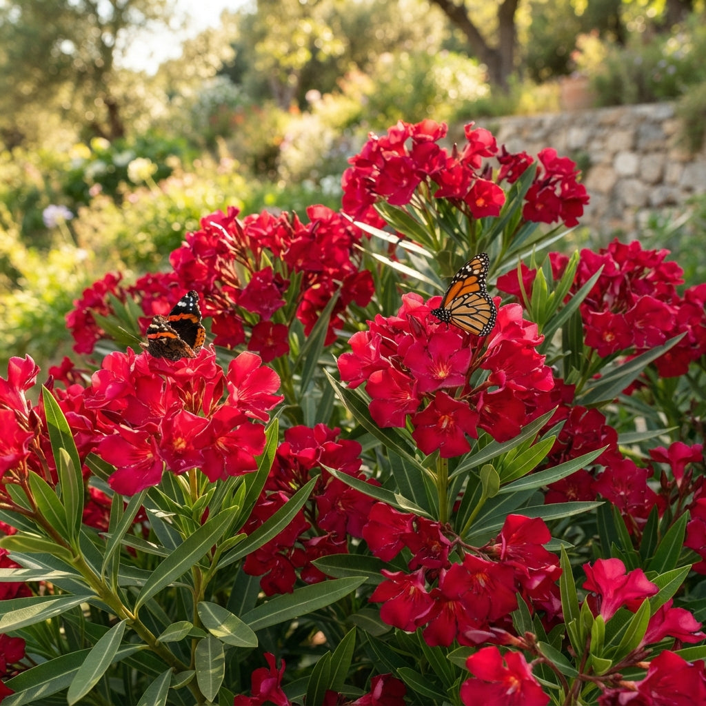 Red Oleander Flower Seeds for Planting