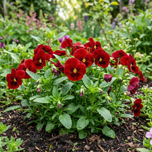 Red Pansy Flower Seeds For Planting