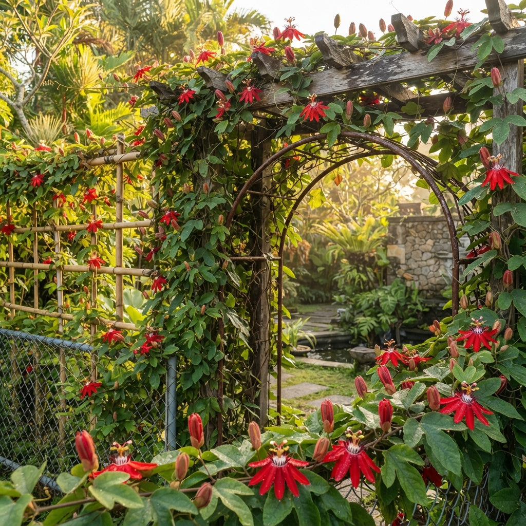 Red Passion Flower Seeds for Planting