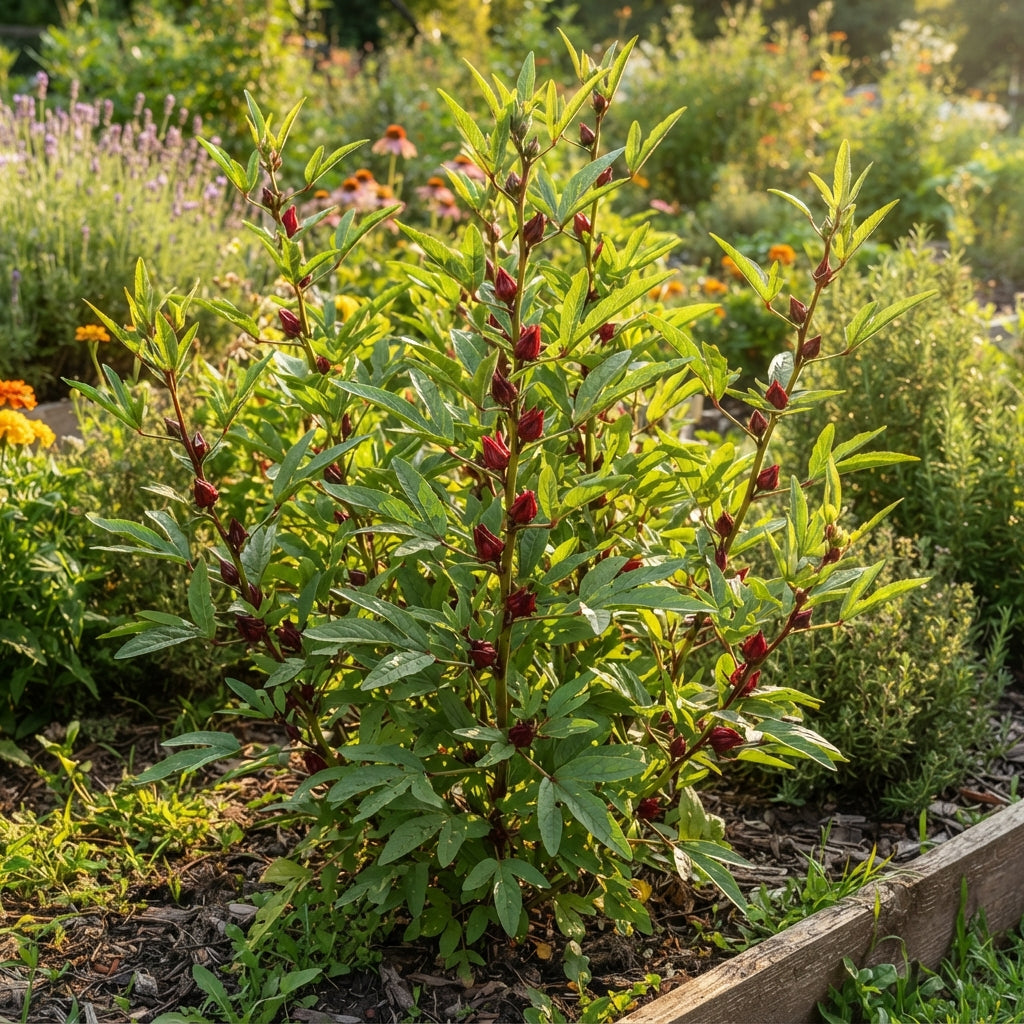 Red Roselle Flower Seeds for Planting