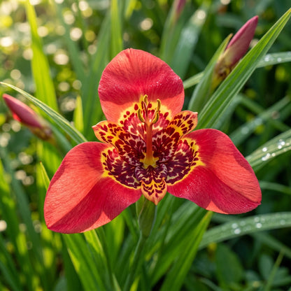 Red Tigridia pavonia (Mexican Tiger Flower) Seeds for Planting
