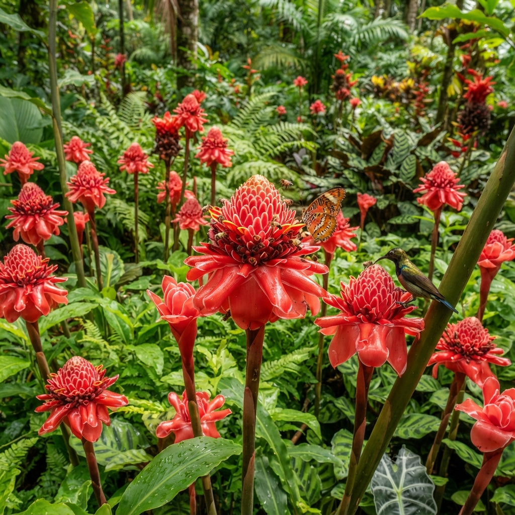 Red Torch Ginger Flower Seeds for Planting