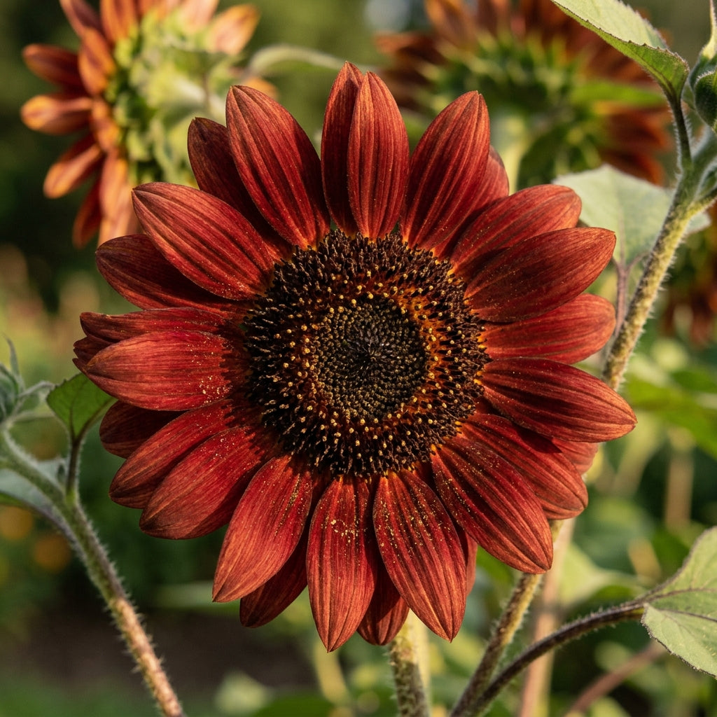 Red Velvet Queen Sunflower Seeds – Deep Red Blooms
