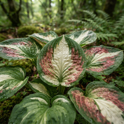 Red and White Hosta Seeds for Planting