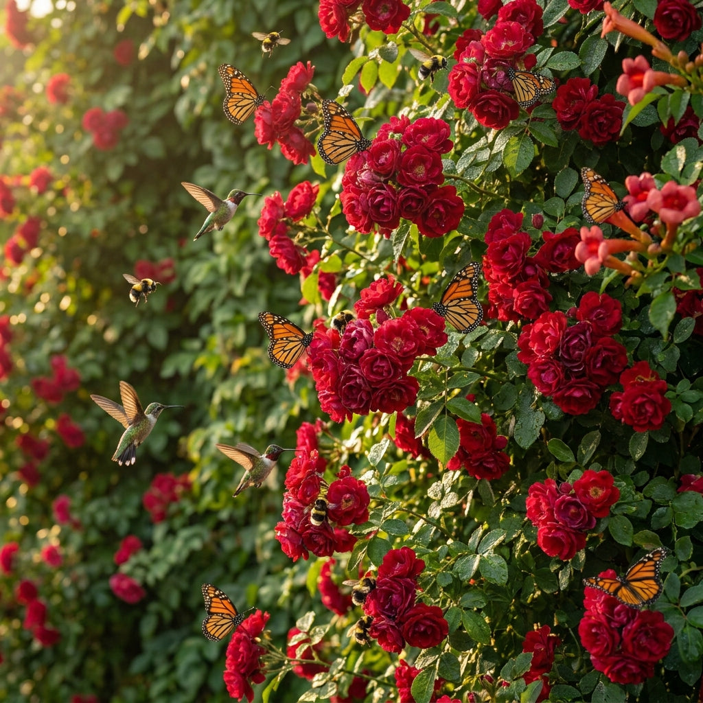 Red Climbing Flower Seeds for Planting