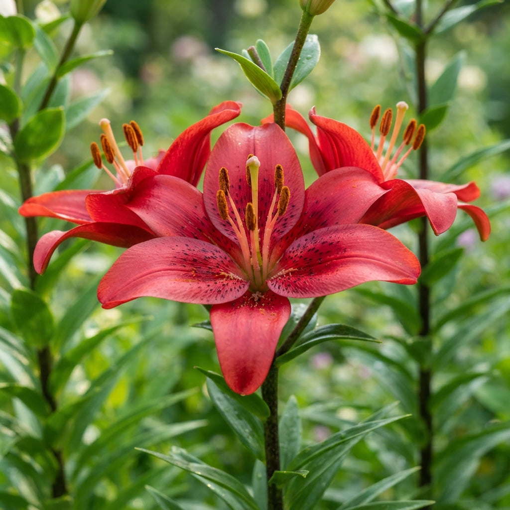 Lilium Asiatic Red Seeds for Garden Planting