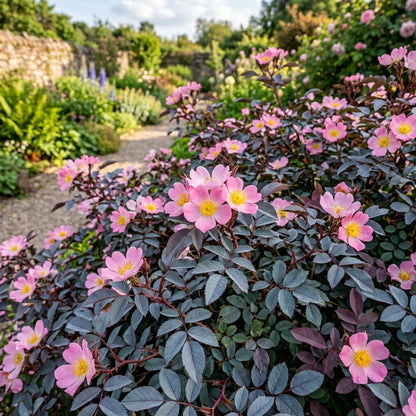 Rosa Glauca Flower Seeds for Garden Planting