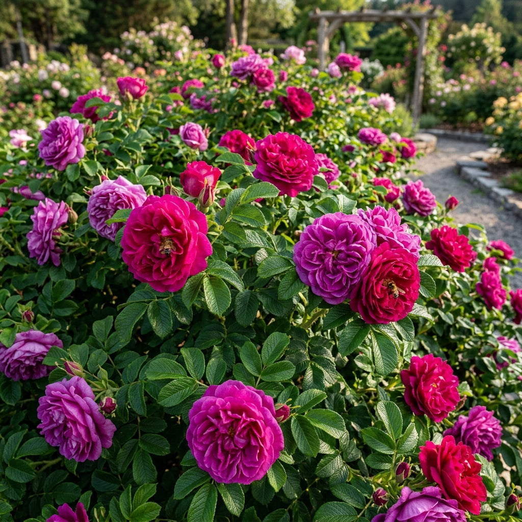 Rosa Rugosa Hansa Flower Seeds - Rose Flower Seeds for Garden