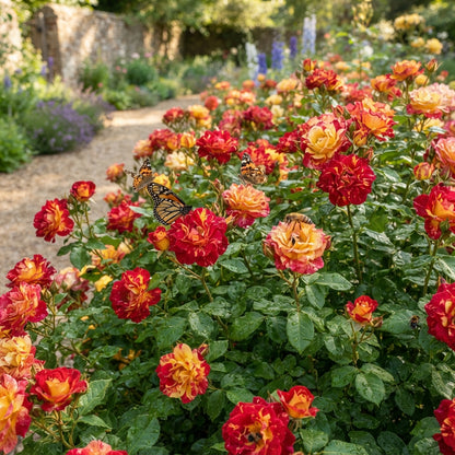 Red and Yellow Rose Flower Seeds for Garden Planting