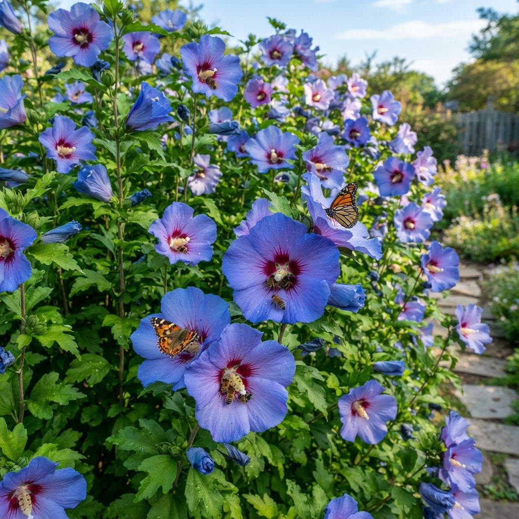 Azurri Blue Satin Rose of Sharon Seeds for Planting