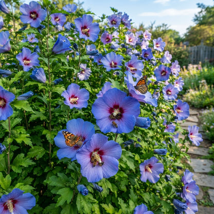 Azurri Blue Satin Rose of Sharon Seeds for Planting