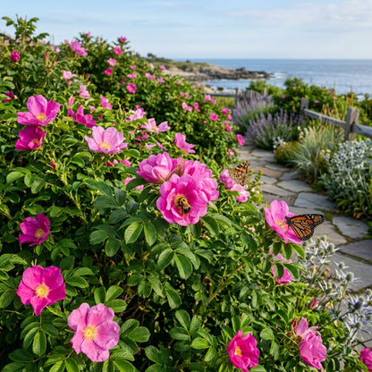 Rosa rugosa Japanese Rose Flower Seeds for Planting
