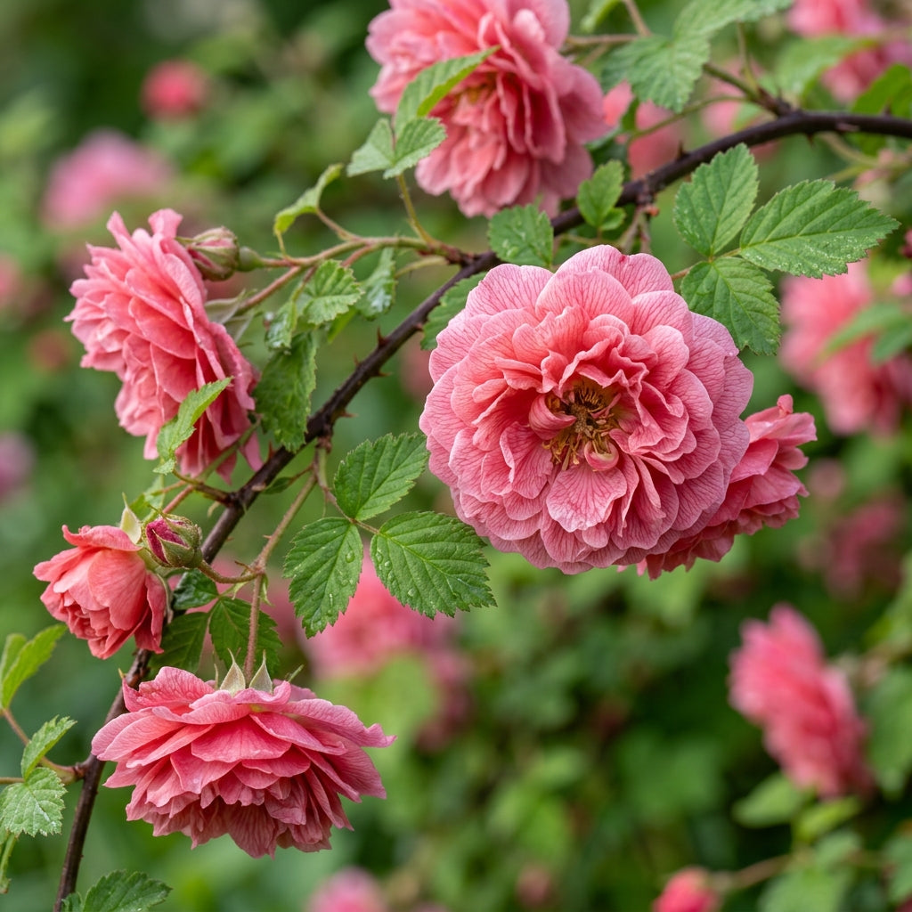 Rubus Spectabilis Flore Plena Flower Seeds for Garden Planting
