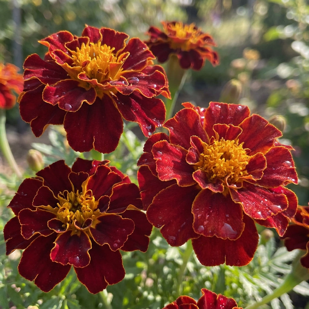 Safari Red Marigold Flower Seeds For Planting