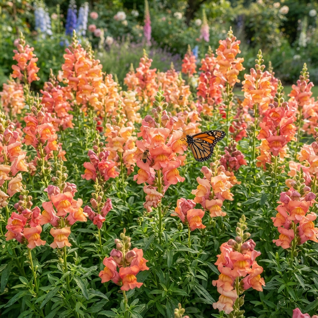 Salmon Snapdragon Flower Seeds - Snapdragon Flower Seeds for Garden