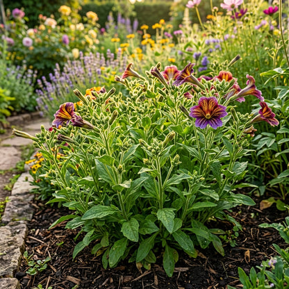 Salpiglossis Bolero F2 Seeds – Exotic Striped Blooms