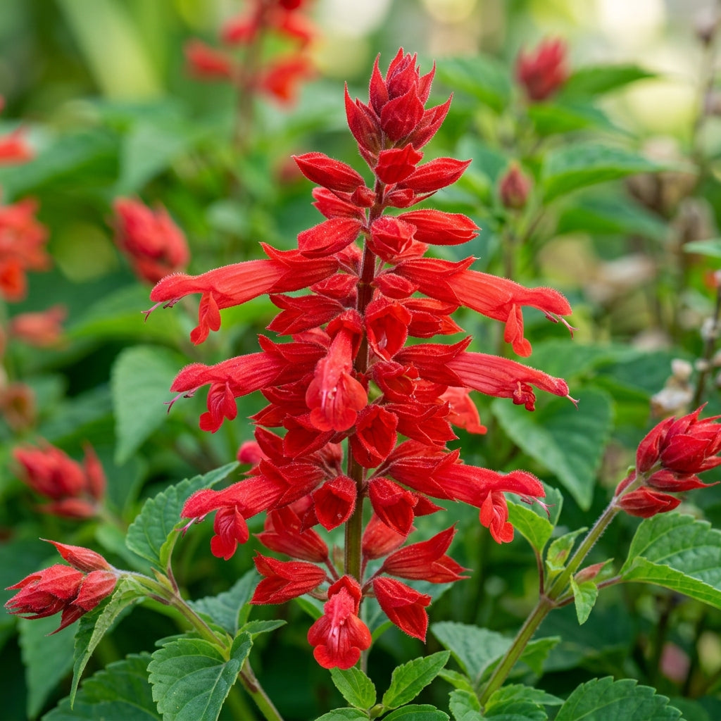 Salvia 'Red Fire' Flower Seeds for Planting