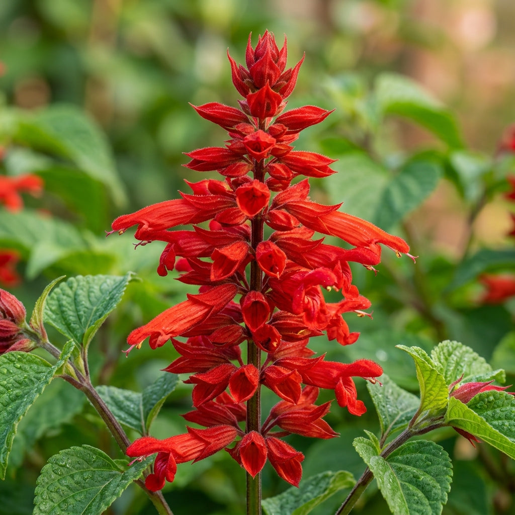 Salvia Saint Johns Fire Flower Seeds For Planting