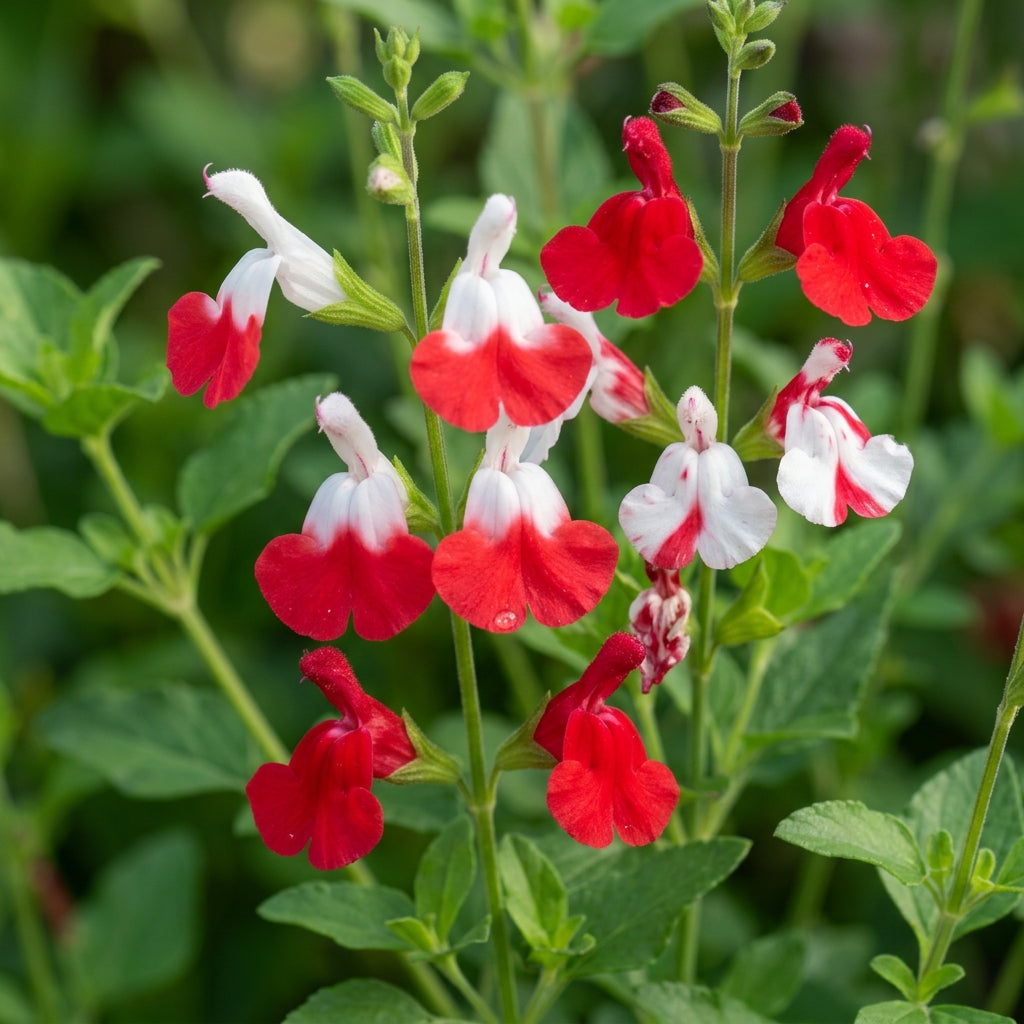 Red Lips Flower Seeds - Salvia Hot Lips Flower Seeds for Garden