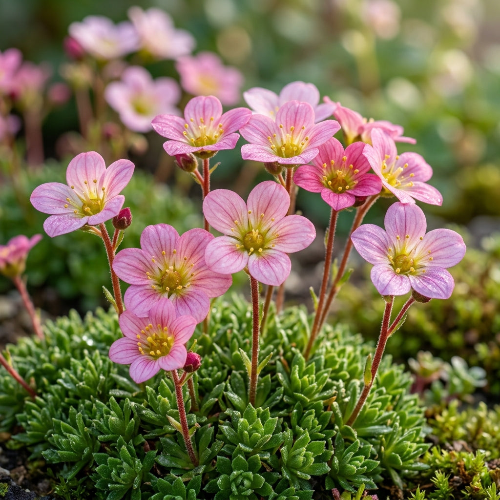 Saxifrage Rose Flower Seeds for Garden Planting