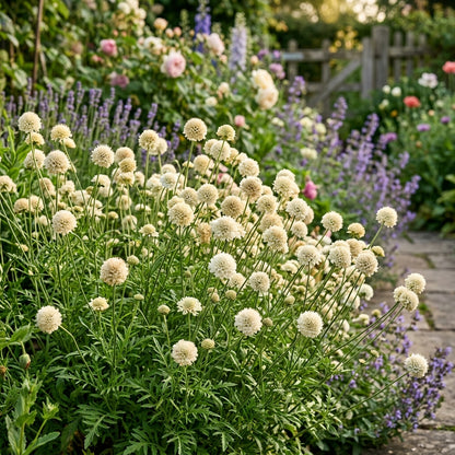 Scabious Ping Pong Flower Seeds