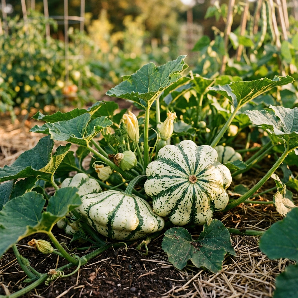 Squash Pattisons Panache Seeds – Scallop Squash Seeds for Home Garden