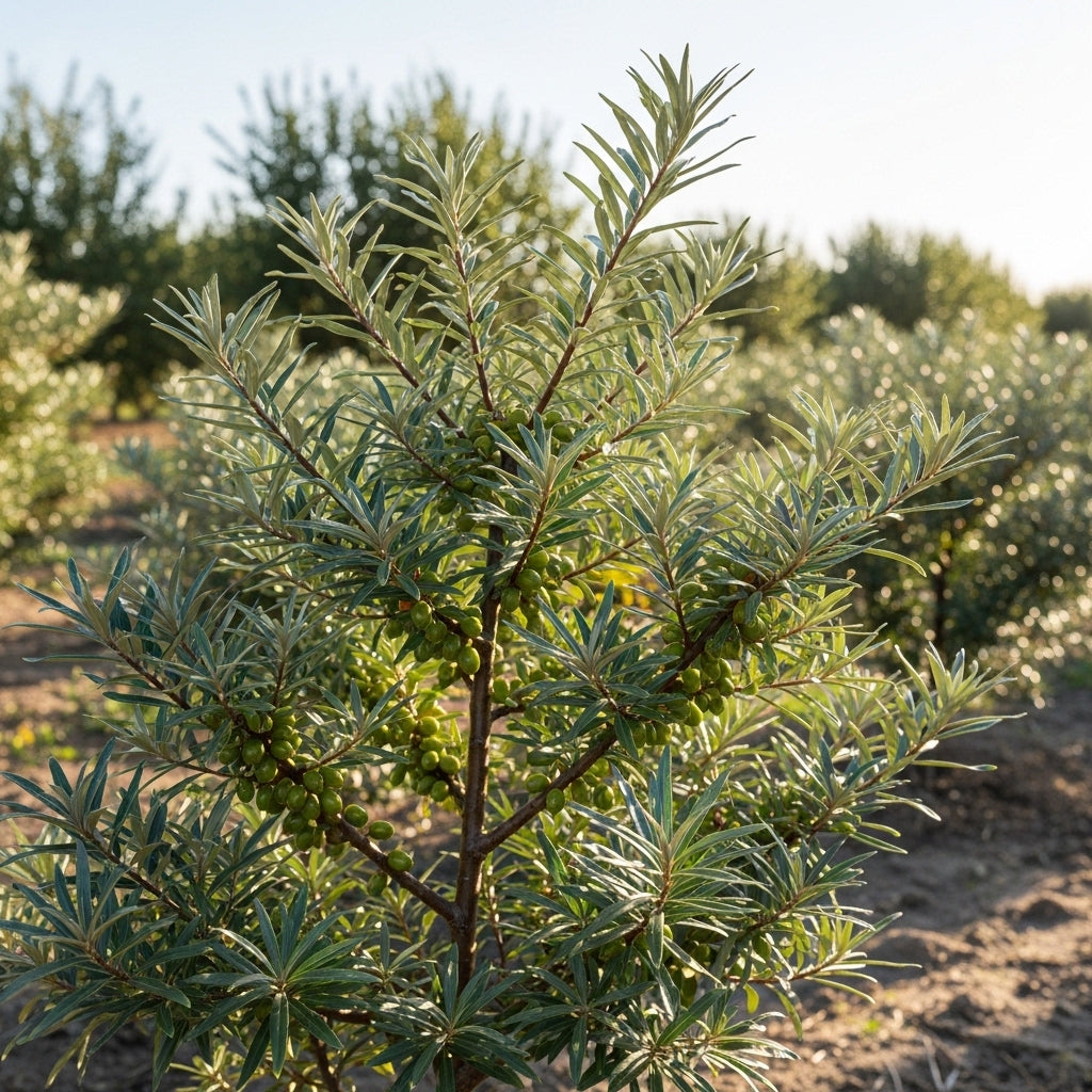 Sea Buckthorn Tree Seeds for Outdoor Fruit Garden Planting