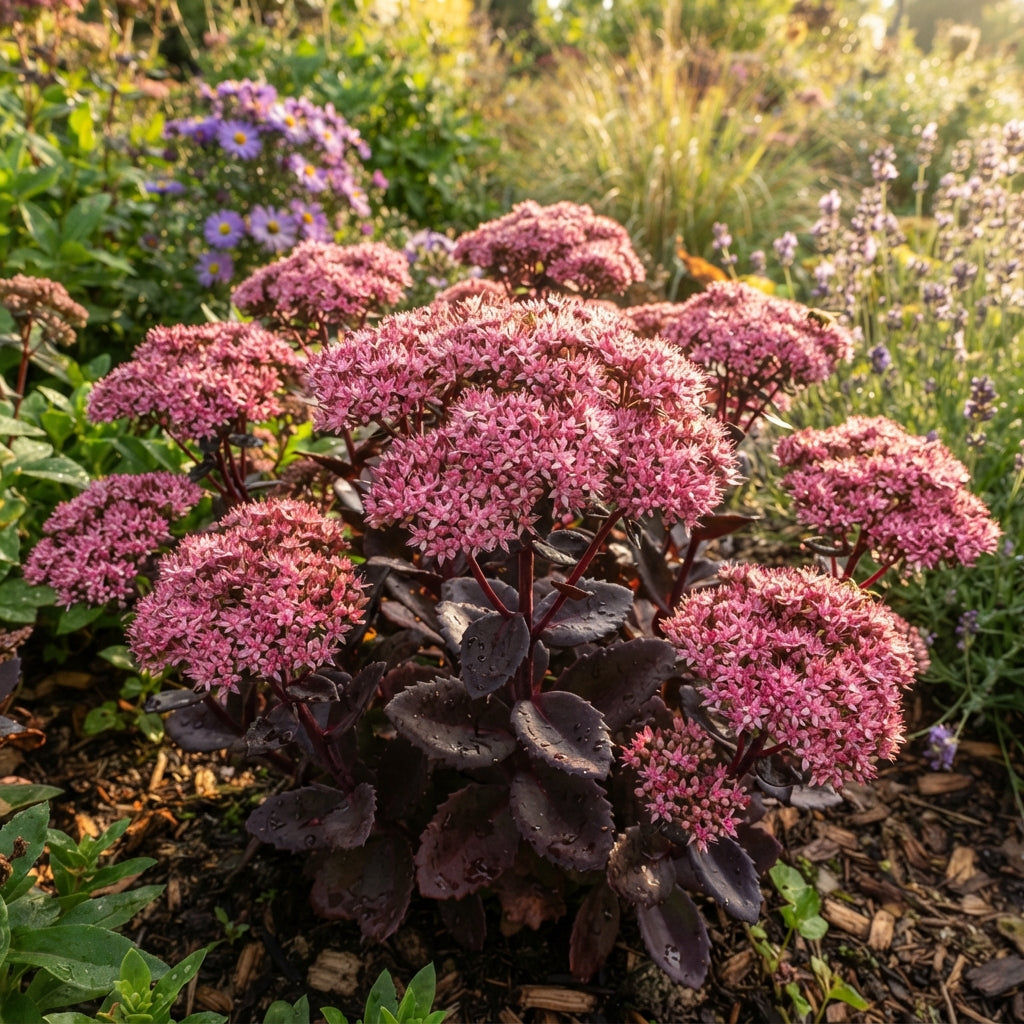 Sedum Telephium Postman's Pride Seeds for Garden Planting
