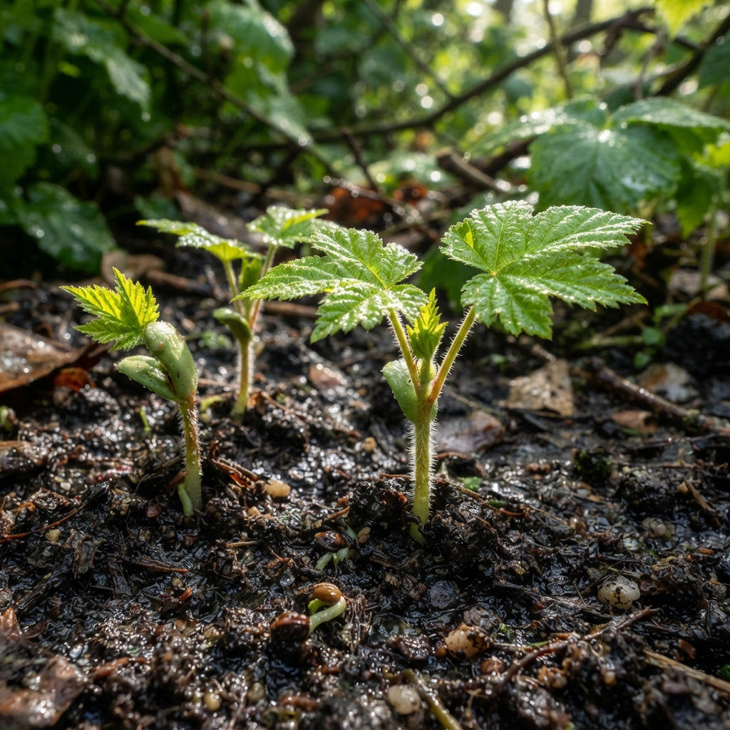 Purple Flowering Raspberry Seeds for Planting