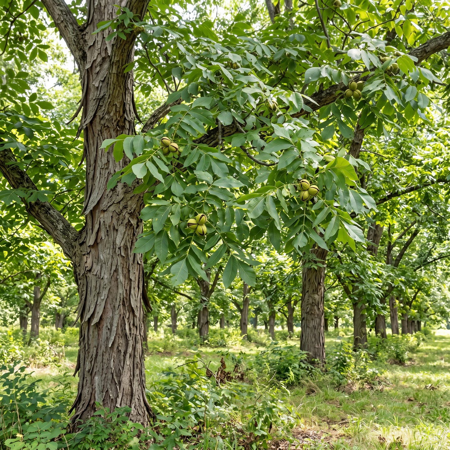 Shagbark Hickory (Carya ovata) Seeds for Planting
