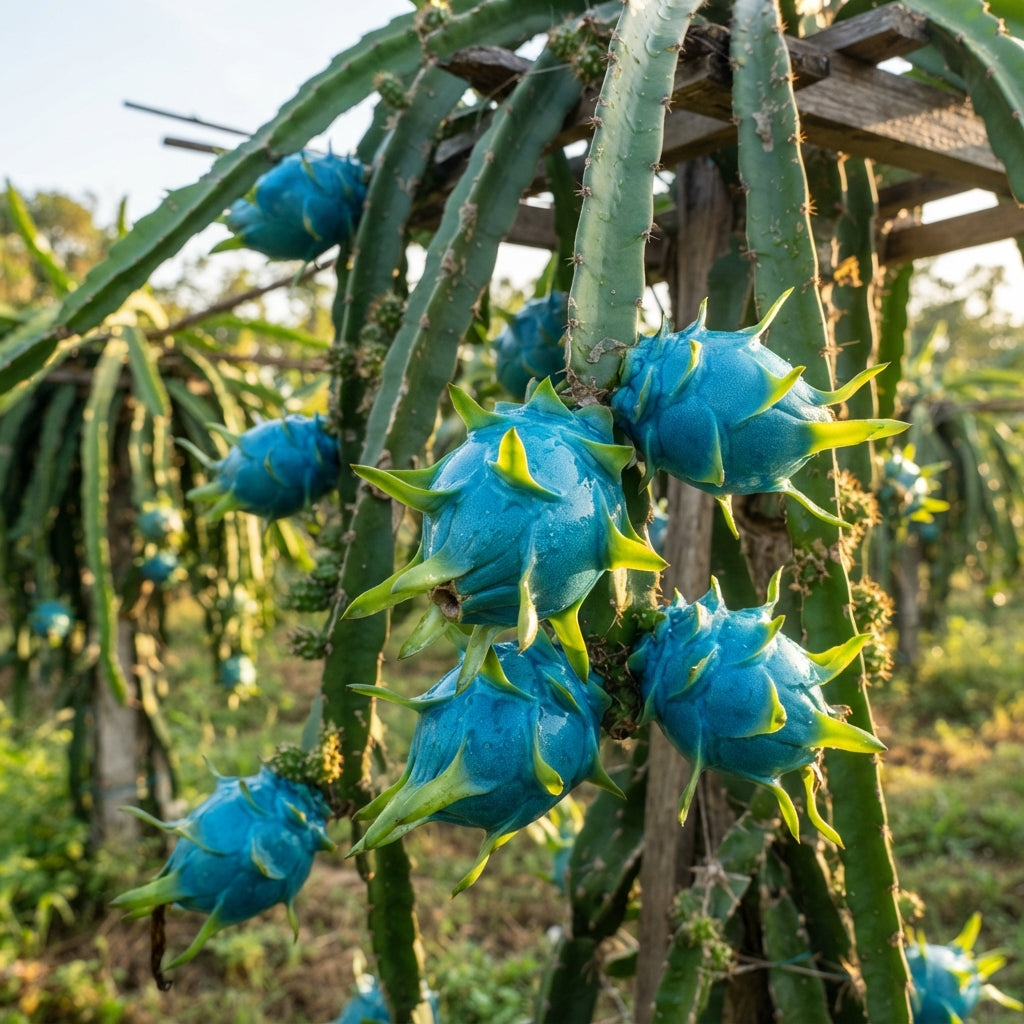 Sky Blue Pitaya Dragon Fruit Seeds for Planting