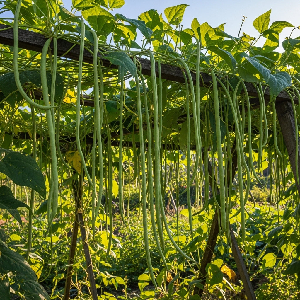 Indian Snake Bean Seeds for Outdoor Vegetable Garden Growing