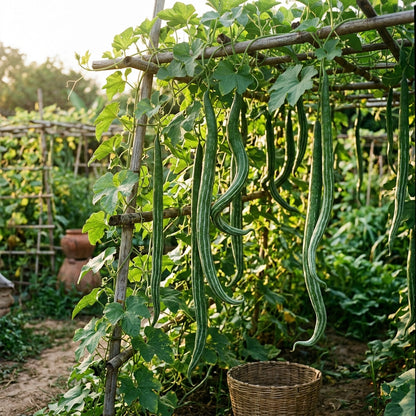 Buag Ngu Naga Snake Gourd Seeds – Exotic Long Gourd Seeds
