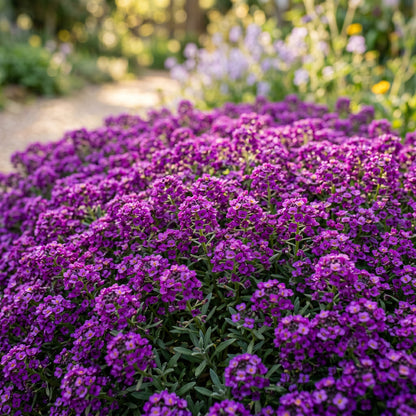 Sweet Alyssum Seeds (Lobularia maritima) – Royal Carpet Purple Ground Cover Flowers