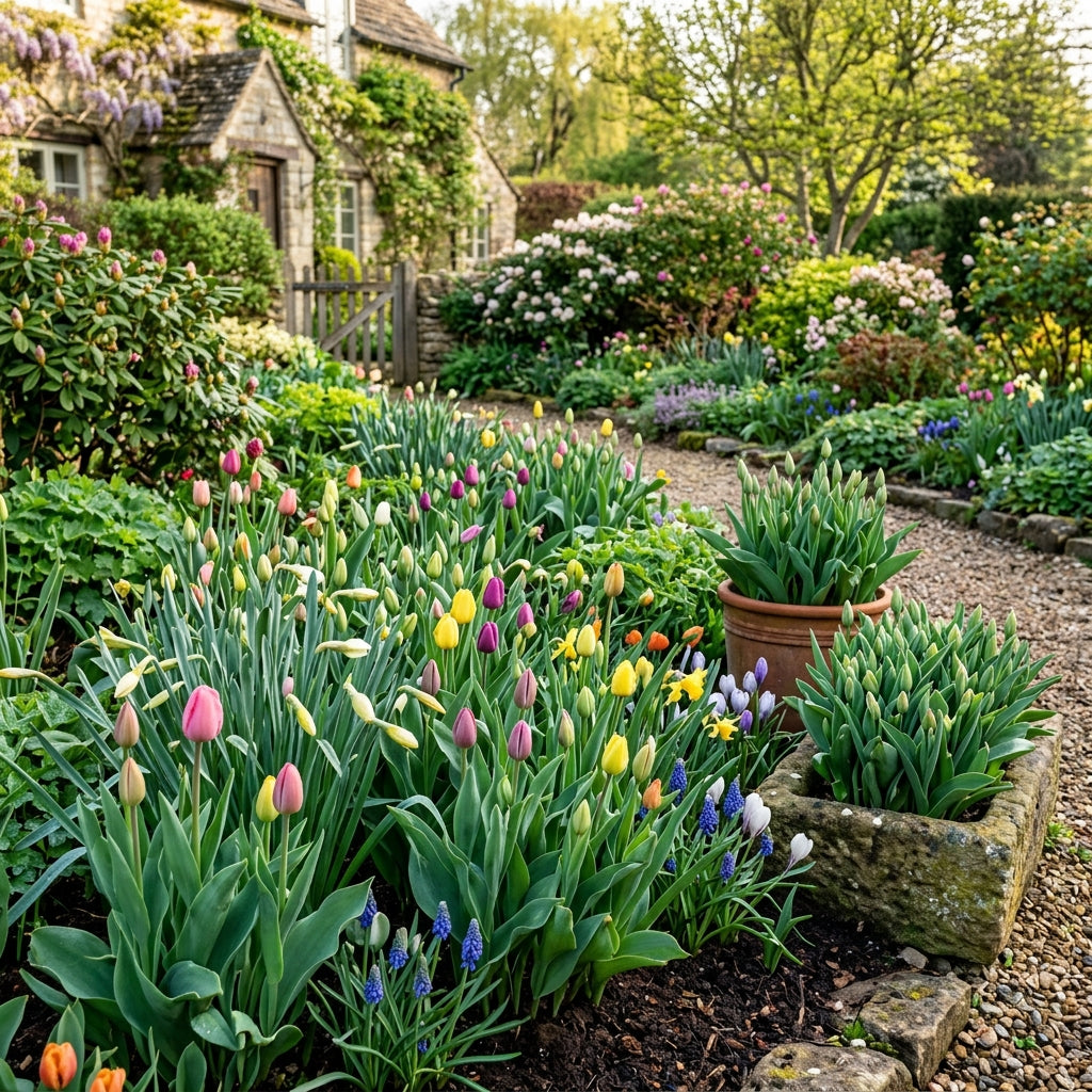 Spring Bulbs Mixed Flowering Collection for Garden Planting