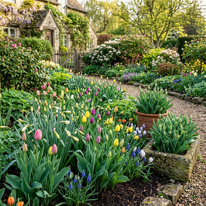 Spring Bulbs Mixed Flowering Collection for Garden Planting