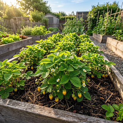 Yellow Wonder Alpine Strawberry Seeds for Planting