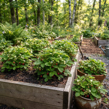 Alpine Strawberry (Fragaria vesca) Seeds for Planting
