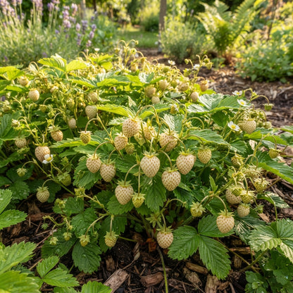 White Soul Alpine Strawberry Seeds for Planting