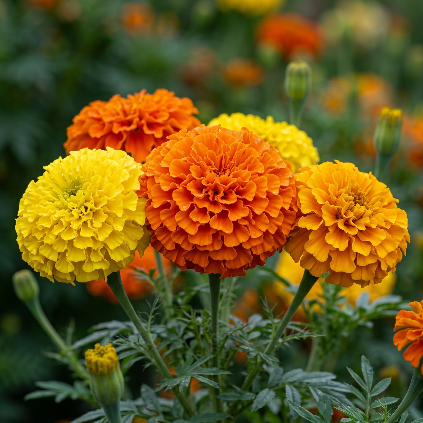 Mixed Marigold Seeds for Bright Flower Garden